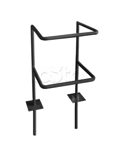 Ограждение стойки считывателя ОС-1 АЯКС, цвет черный, «под бетонирование» Магнито-контакт в Октябрьском Ограждения Pintop.ru