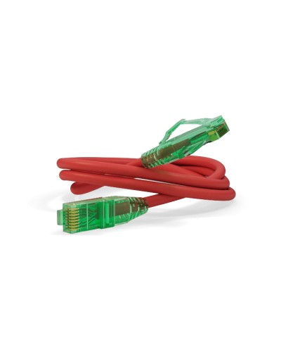 Патч-корд Hyperline PC-LPM-UTP-RJ45-RJ45-C6a-1M-LSZH-RD в Октябрьском Патчкорды (медные) Pintop.ru