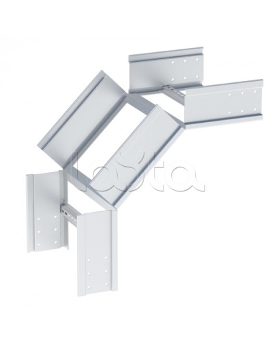 Угол 90 градусов вертикальный внешний лестничный усиленный 150x400 мм (2 мм) EKF (voltp90150400-2) в Октябрьском Аксессуары для лотков Pintop.ru