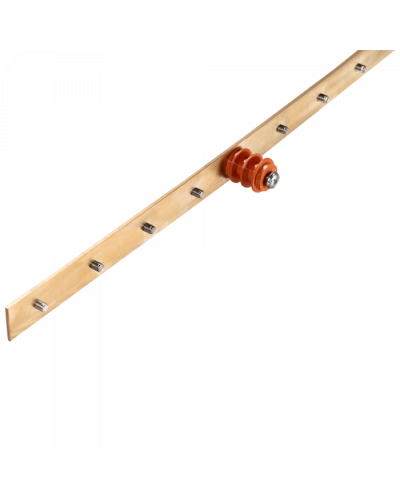 Шина заземления вертикальная, медная 1900х25х3 мм, 34 контакта TWT (TWT-EBARV-42U-25x3/34) в Октябрьском Аксессуары для стоек и шкафов Pintop.ru