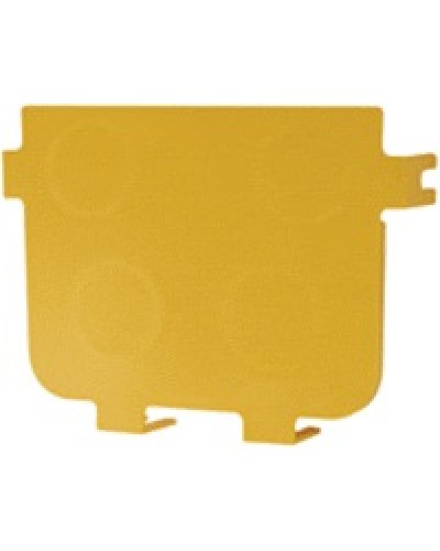 Заглушка оптического лотка торцевая 360 мм, желтая LANMASTER LAN-OT360-ND в Октябрьском Аксессуары для кабель-канала Pintop.ru