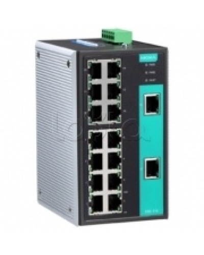 Коммутатор неуправляемый промышленный 16-портовый Moxa EDS-316 в Октябрьском Коммутаторы Pintop.ru