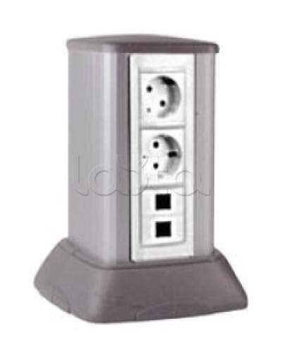 Миниколонна алюминиевая, 0.25 м DKC 19522 в Октябрьском Аксессуары для кабель-канала Pintop.ru