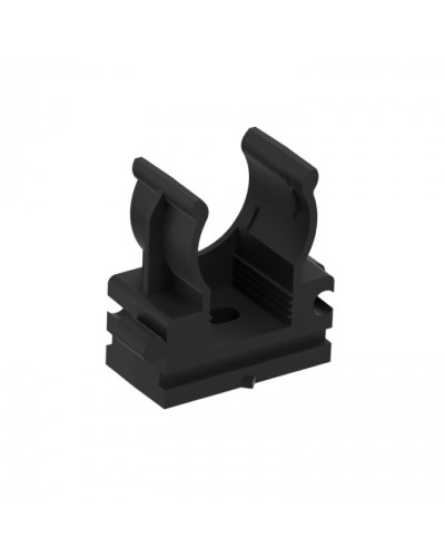 CFQ16 Держатель (клипса) для труб, для монтажного пистолета D16мм, цвет чёрный (50шт) Экопласт (41516BL) в Октябрьском Держатели, клипсы, скобы Pintop.ru