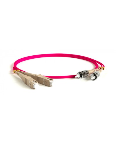 Патч-корд волоконно-оптический Hyperline FC-D2-504-SC/PR-ST/PR-H-15M-LSZH-MG в Октябрьском Патч-корды оптические Pintop.ru