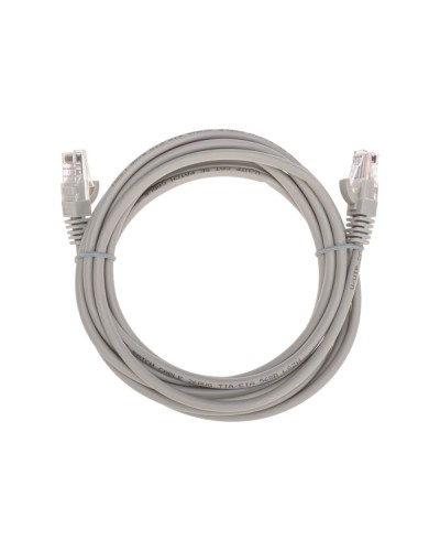 Патч-корд U/UTP, CAT 5e, RJ45-RJ45, 26AWG, LSZH, серый, 3м REXANT 02-0100-3 в Октябрьском Патчкорды (медные) Pintop.ru