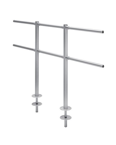 Поручень ограждения двойной длинной 440 Oxgard Поручни 440 (ВЗР 1996.05-01) в Октябрьском Ограждения Pintop.ru