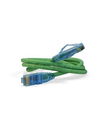 Патч-корд U/UTP Hyperline PC-LPM-UTP-RJ45-RJ45-C6-3M-LSZH-GN в Октябрьском Патчкорды (медные) Pintop.ru