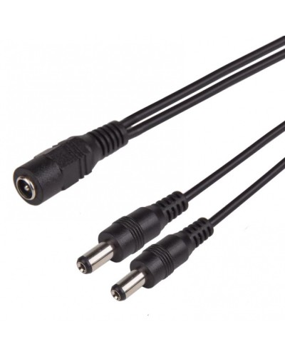 Разветвитель питания на 2 разъема 2,1*5,5мм REXANT (14-0320) в Октябрьском Коннекторы Pintop.ru