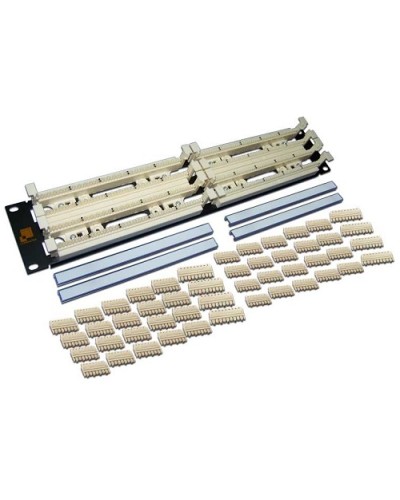 Панель кроссовая 110 типа, 200 пар, 19, 2U LANMASTER LAN-RS110-200FT в Октябрьском Кроссовое оборудование тип 110 Pintop.ru