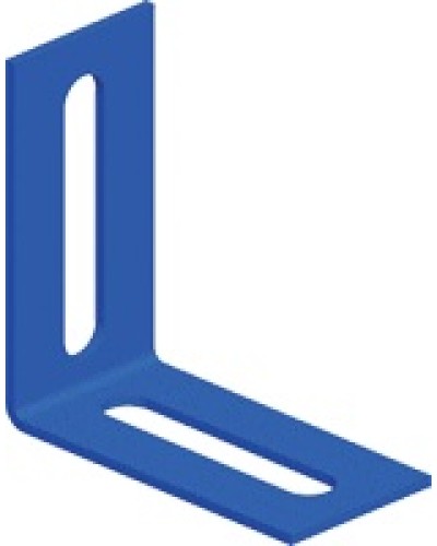 Соединитель угловой 50 мм для стального лестничного лотка, серый LANMASTER LAN-LTS-L50-GY в Октябрьском Аксессуары для лотков Pintop.ru