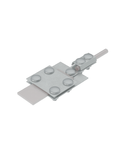 Универсальный контрольный соединитель полоса до 30 мм пруток Ø 5-8 мм TD КМ-Профиль (UKS-B30-D5-8 TD) в Октябрьском Аксессуары для лотков Pintop.ru