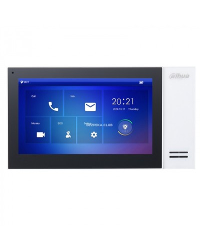 Монитор видеодомофона IP 7 дюймовый Dahua DH-VTH2421FW-P в Октябрьском Абонентские IP устройства Pintop.ru