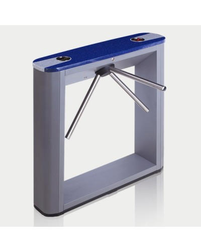 Турникет тумбовый электромеханический с планками антипаника, синей крышкой PERCo-TTD-03.1G (планки антипаника, синяя крышка) в Октябрьском Турникеты Pintop.ru