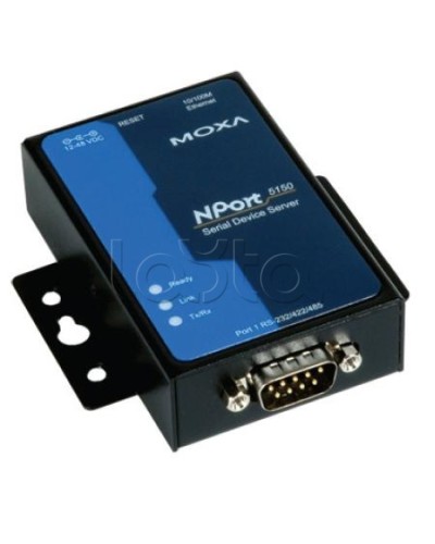 Сервер 1-портовый RS-232/422/485 в Ethernet Moxa Nport 5150 в Октябрьском Дополнительное оборудование для ОПС Pintop.ru