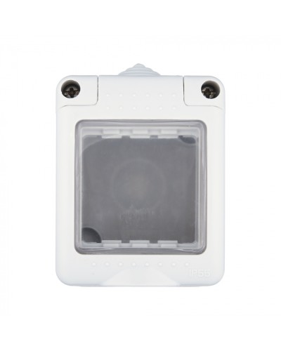 Коробка для о/п, герметичная с прозрачной, силиконовой панелью, 45х45мм IP55 (серый) LK45 (855003) в Октябрьском Распределительные коробки Pintop.ru