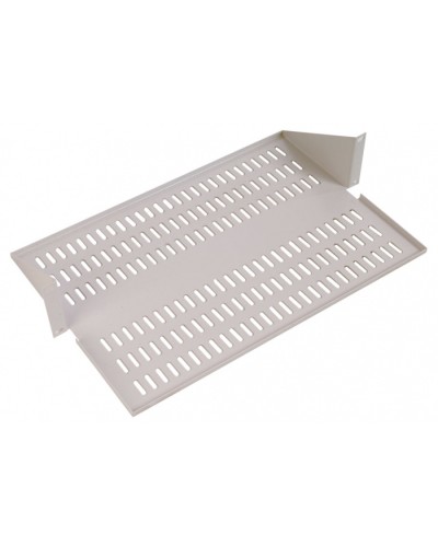 Полка для стойки перфорированная консольная 2U, глубина 300 мм ЦМО МС-30.2-9005 в Октябрьском Полки для шкафов и стоек Pintop.ru