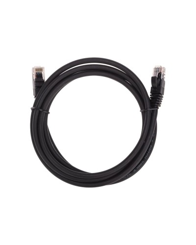 Патч-корд U/UTP, CAT 6, RJ45-RJ45, 26AWG, LSZH, черный, 2м REXANT 02-0292-2 в Октябрьском Патчкорды (медные) Pintop.ru