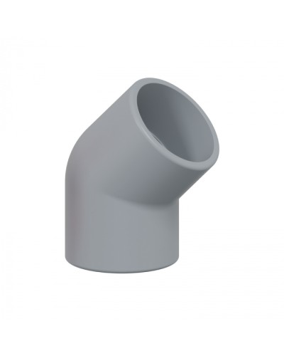 Поворот 45гр., дляаспирационной системы D25мм, АБС, цвет серый (10шт) Экопласт (49225-10GR) в Октябрьском Пожарные извещатели Pintop.ru