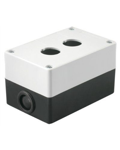 Корпус КП102 для кнопок 2 места белый IEK BKP10-2-K01 в Октябрьском Аксессуары для кабель-канала Pintop.ru