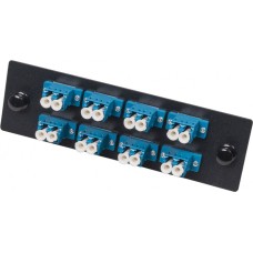 Панель адаптерная для кроссов LAN-FOBM с 8 дуплексными адаптерами SC/OM2 LANMASTER LAN-APM-8x2SC/OM2