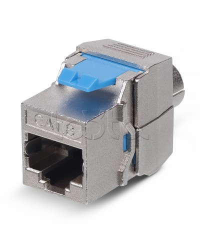 Вставка Keystone Jack RJ-45(8P8C) Cabeus KJ-RJ45-Cat.8-SH-180-Toolless в Октябрьском Модули Keystone Pintop.ru