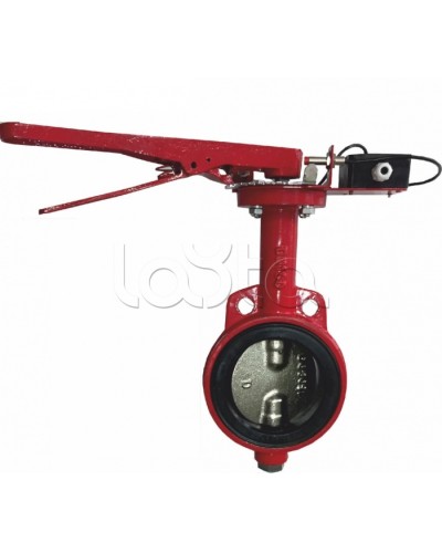 Затвордисковый с ручным приводом с контролем положения УКПЗА Спецавтоматика 3т 125/1,6(Р)-Ф.У3.1-АМК-125v2 в Октябрьском Затворы дисковые Pintop.ru