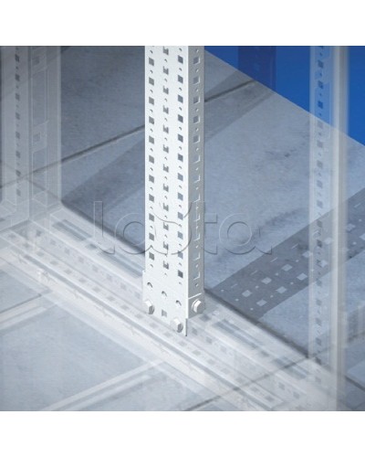 Рейки вертикальные, широкая, для шкафов CQE В=1800мм, 1 упаковка - 2шт. DKC R5PDV18 в Октябрьском Аксессуары для стоек и шкафов Pintop.ru