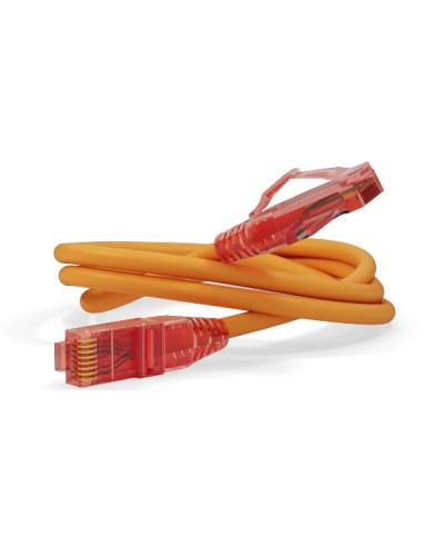 Патч-корд U/UTP Hyperline PC-LPM-UTP-RJ45-RJ45-C5e-5M-LSZH-OR в Октябрьском Патчкорды (медные) Pintop.ru