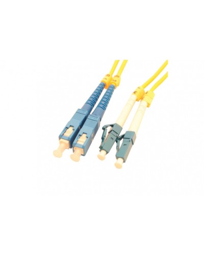 Патч-корд оптический LANMASTER LAN--2ST-2LC/SU-10 в Октябрьском Патч-корды и пигтейлы Pintop.ru