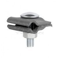 Зажим прута универсальный малый (пластина 30х30мм), HZ EKF (lp-51510)