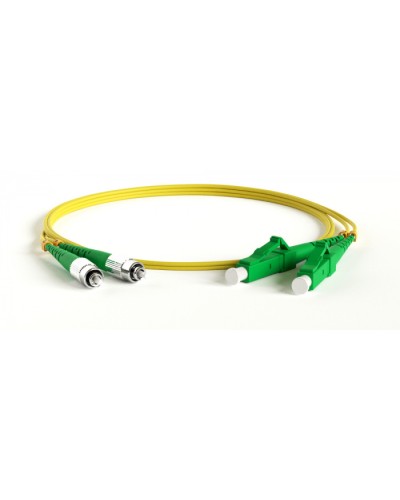 Патч-корд волоконно-оптический Hyperline FC-D2-9-FC/AR-FC/AR-H-1M-LSZH-YL в Октябрьском Патч-корды оптические Pintop.ru