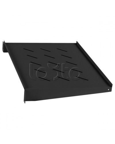 Полка 19 перфорированная консольная 2U глубина 315мм (цвет черный) Cabeus SH-J017-2U-315-BK в Октябрьском Полки для шкафов и стоек Pintop.ru