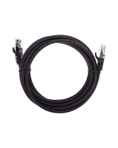 Патч-корд U/UTP, CAT 6, RJ45-RJ45, 26AWG, LSZH, черный, 3м REXANT 02-0292-3 в Октябрьском Патчкорды (медные) Pintop.ru