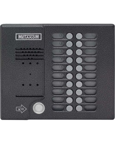 Блок вызова домофона Метаком MK20.2-TM4EVN в Октябрьском Вызывные видеопанели малоабонентные Pintop.ru