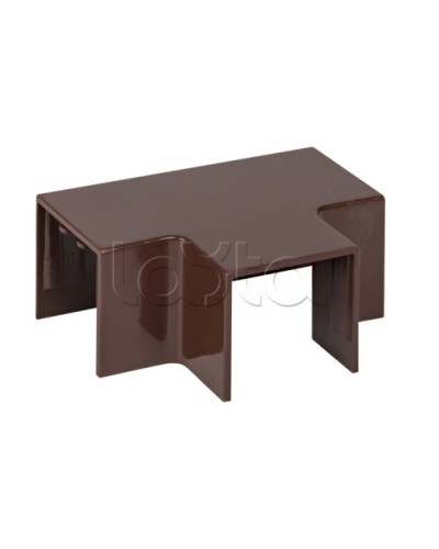 Угол T-образный (25х25) (4 шт) темное дерево EKF-Plast (tchd-25-25x4) в Октябрьском Аксессуары для кабель-канала Pintop.ru