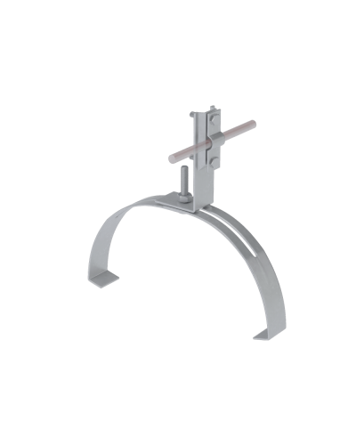 Держатель болтовой для фигурного конька для прутка Ø 5-10 мм TD КМ-Профиль (DFKB-D5-10 TD) в Октябрьском Монтажные материалы Pintop.ru