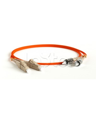 Патч-корд волоконно-оптический MM 62.5/125, ST-LC, duplex, LSZH, 1 м Hyperline FC-D2-62-LC/PR-ST/PR-H-1M-LSZH-OR (FC-62-ST-LC-PC-1M) в Октябрьском Патч-корды оптические Pintop.ru
