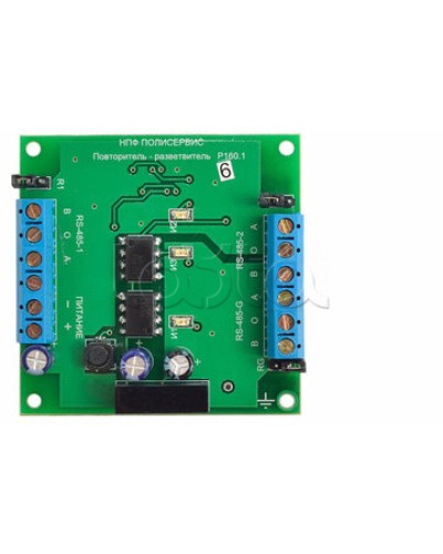 Модуль повторителя-разветвителя Полисервис RS-485/RS-485 в Октябрьском Модули сопряжения Pintop.ru