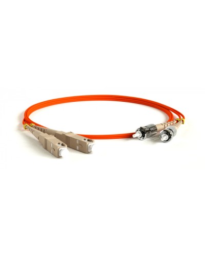 Патч-корд волоконно-оптический Hyperline FC-D2-50-FC/PR-ST/PR-H-5M-LSZH-OR в Октябрьском Патч-корды оптические Pintop.ru