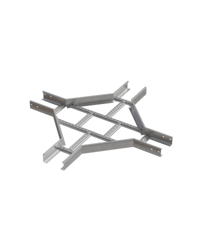 Х-разветвитель лестничный 80х400х1,2 мм HD N КМ-профиль (LXD80-400-1.2 HD N) в Октябрьском Аксессуары для лотков Pintop.ru