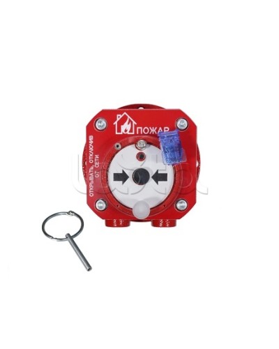 Извещатель пожарный ручной взрывозащищенный Спектрон-512-Exd-Н-ИПР-А-Modbus в Октябрьском Пожарные извещатели (Ex) Pintop.ru