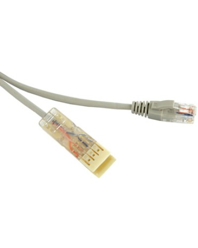 Патч-корд Hyperline PC-110-RJ45-2P-CX-1M-LSZH-GY в Октябрьском Патчкорды (медные) Pintop.ru