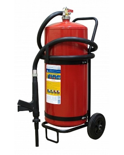Огнетушитель ПОЖТЕХНИКА ОВП-50(з) МИГ зимний (ФторПАВ) на съемн.тележке с перекр. стволом (баллон 62,5 л, ОТВ 50 л) в Октябрьском Огнетушители Pintop.ru