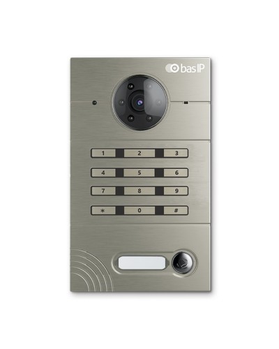 Панель вызывная BAS-IP AV-01KD GREY в Октябрьском Вызывные видеопанели малоабонентные Pintop.ru