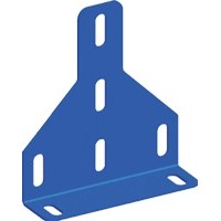 Скоба фиксирующая для стального лестничного лотка, серая LANMASTER LAN-LTS-BTF-GY