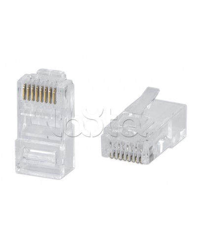 Коннектор RJ-45 быстрой установки под витую пару, категория 6Cabeus (8P8C-C6(1.20)-FC) в Октябрьском Коннекторы и разъемы Pintop.ru