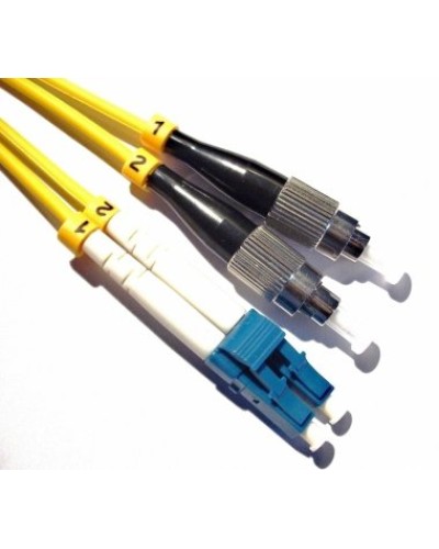 Патч-корд оптический, PVC, дуплексный, LC/UPC-FC/UPC, SM OS2, 2.0 м TWT (TWT-2LC-2FC/SU-2.0) в Октябрьском Патч-корды оптические Pintop.ru