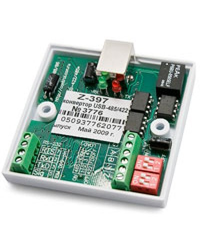 Конвертер специальный с гальванической развязкой USB RS422/485 IronLogic Z-397 (мод. USB) в Октябрьском Сетевая СКУД Matrix Pintop.ru