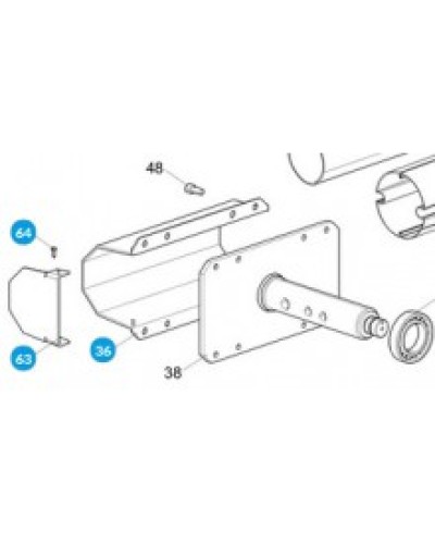 Основание блока управления ZL37 Came 319149 в Октябрьском Запчасти для шлагбаумов и автоматики Pintop.ru